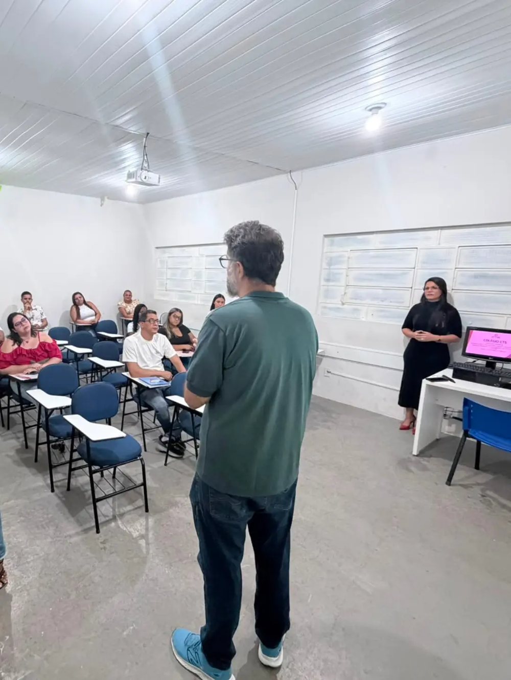 Aula inaugural da turma 18 A do Curso Técnico em Enfermagem do Colégio CTS